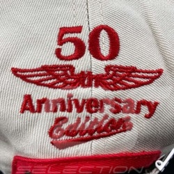 Casquette Gulf Steve McQueen Le Mans beige Anniversary Edition Cap Kappe