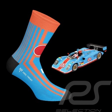 NASCAR n° 43 Socken Gulfblau / orange - Unisex