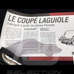Taschenmesser "Das Coupé Laguiole" Hornspitze hergestellt mit teilen eines Porsche 10cm Laguiole L0512P1I