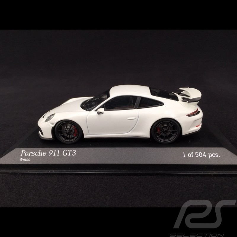 Porsche 911 GT3 Typ 991 2017 blanche white weiß 1/43 Minichamps 410066026