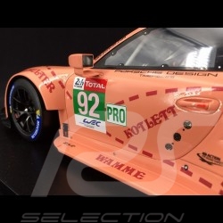 Porsche 911 RSR typ 991 n° 92 "Rosa sau" Sieger Le Mans 2018 1/12 Spark 12S012