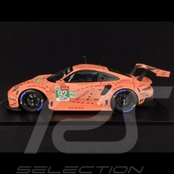 Porsche 911 RSR typ 991 n° 92 "Rosa sau" Sieger Le Mans 2018 1/12 Spark 12S012