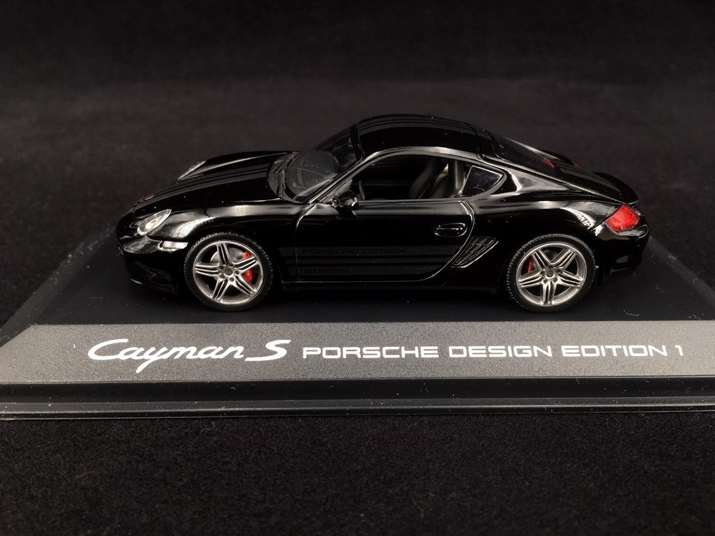 Porsche Cayman S Porsche Design Edition 1 07 Black 1 43 Minichamps Selection Rs