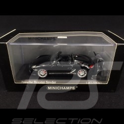 Porsche Boxster Spyder noir black schwarz 1/43 Minichamps 400069300