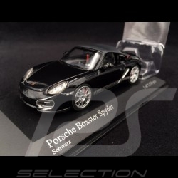 Porsche Boxster Spyder noir black schwarz 1/43 Minichamps 400069300