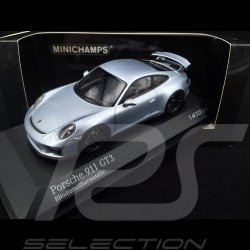 Porsche 911 GT3 Type 991 2017 argent silver silber 1/43 Minichamps 413066032