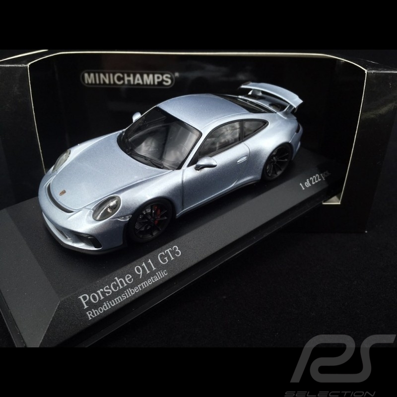 Porsche 911 GT3 Typ 991 2017 silber 1/43 Minichamps 413066032