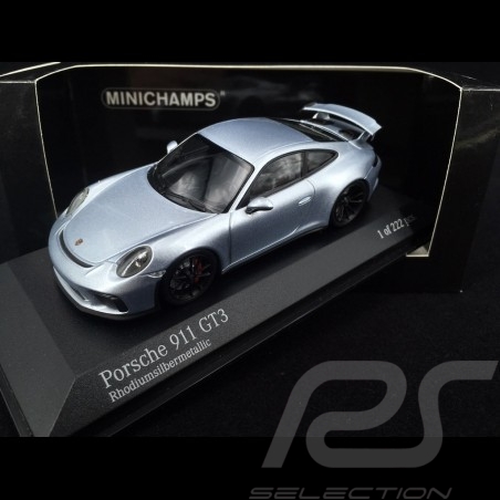 Porsche 911 GT3 Typ 991 2017 silber 1/43 Minichamps 413066032