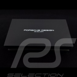 Porsche Armband geflochtenes schwarzes Leder Grooves 2.0 Porsche Design
