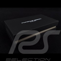 Porsche Armband geflochtenes schwarzes Leder Grooves 2.0 Porsche Design