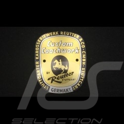 Plaque de carrosserie Porsche 356 Reutter 1950 - 1953