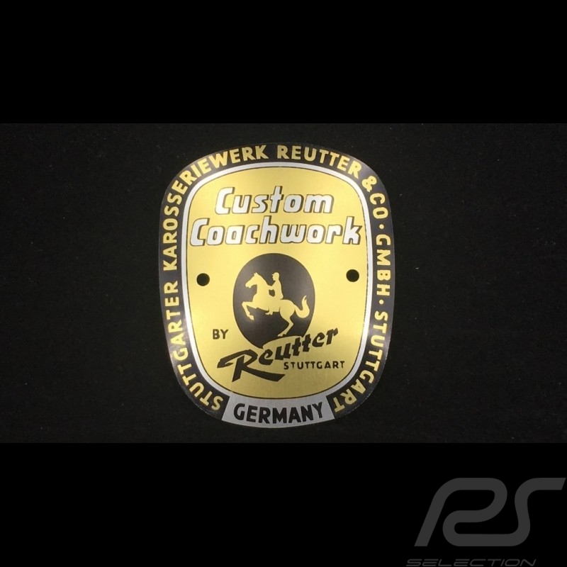 Plaque de carrosserie Porsche 356 Reutter 1950 - 1953