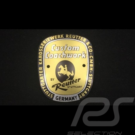 Plaque de carrosserie Porsche 356 Reutter 1950 - 1953