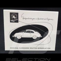 Plaque de carrosserie Porsche 356 Reutter 1950 - 1953