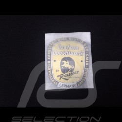 Plaque de carrosserie Porsche 356 Reutter 1950 - 1953