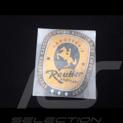 Plaque de carrosserie Porsche 356 Reutter 1950 - 1953