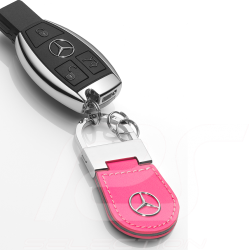 Mercedes keyring Peking leather pink Mercedes-Benz B66952638