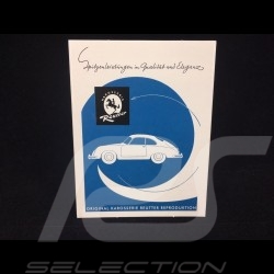 Plaque de carrosserie Porsche 356 Reutter 1950 - 1953