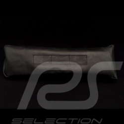 Etui tissu original Porsche Pascha bleu / Cuir Recaro noir avec rabat - trousse de secours incluse bag tasche
