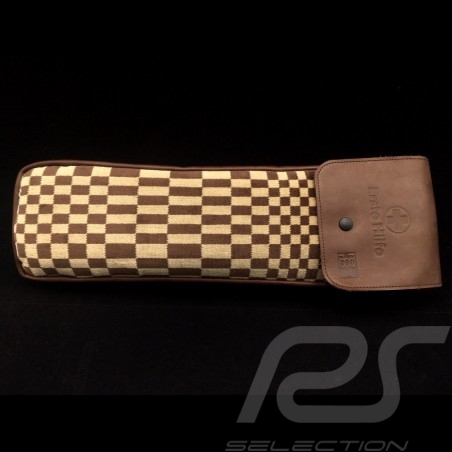Trousse à outils Porsche Classic pour 911 F pied de poule pepita / cuir