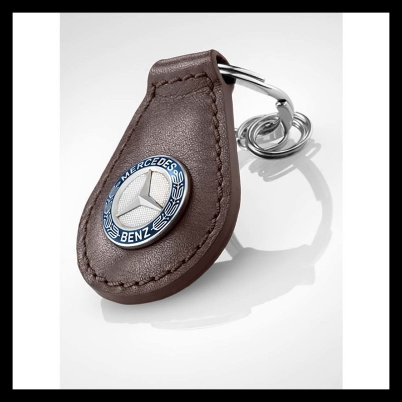 Mercedes-Benz blau Classic Logo Schlüsselanhänger : : Auto &  Motorrad