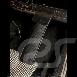 Original Porsche Dashboard vinyl Stoff / Schwarzes Recaro Leder Tasche mit Klappe - Erste-Hilfe-Kasten enthalten
