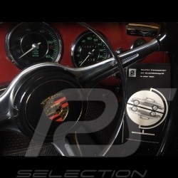 Etui à lunettes cuir rouge Reutter pour Porsche 356 magnétique avec médaillon Saint Christophe en métal Glasses case Brillenetui