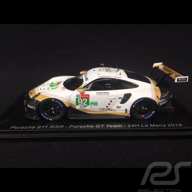 Porsche 911 RSR typ 991 n° 92 Porsche GT Team 24h Le Mans 2019 1/43 Spark S7937