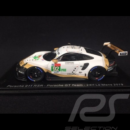 Porsche 911 RSR type 991 n° 92 Porsche GT Team 24h Le Mans 2019 1/43 Spark S7937