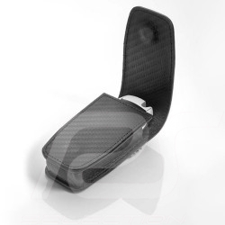 Cache-clés key cover Schlüsselhülle  Mercedes 6e gén. cuir aspect carbone noir carbon look leather carbon leder schwarz black Me