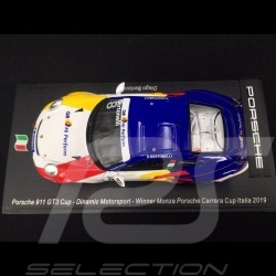 Porsche 911 GT3 Cup typ 991 n° 8 Dinamic Motorsport Sieger Monza Porsche Carrera Cup 2019 1/43 Spark SI009