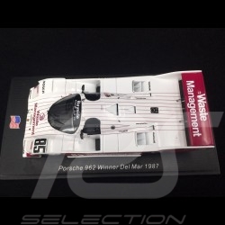 Porsche 962 n° 85 Vainqueur Winner Sieger Del Mar 1987 1/43 Spark US086