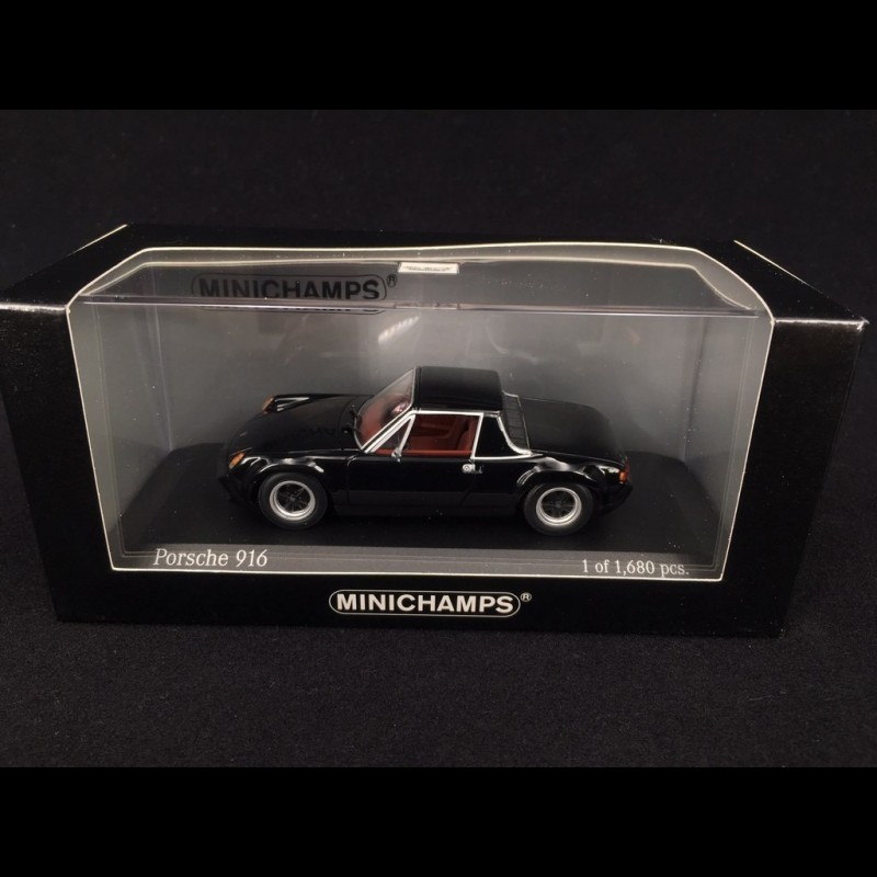 Minichamps 1/43 Porsche 916 1971 Noir - Modèle Neuf, Prévente