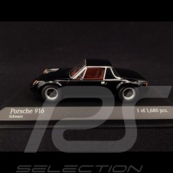 Porsche 916 1971 noire 1/43 Minichamps 400066060