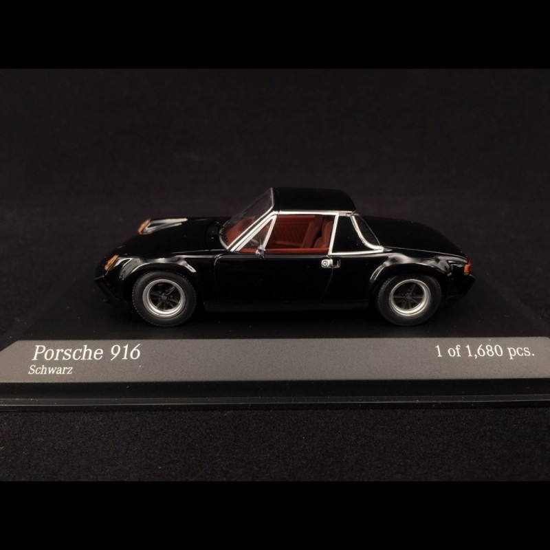 Porsche 916 1971 black 1/43 Minichamps 400066060