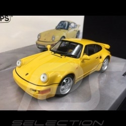 Porsche 911 964 Turbo S 3.3 lightweight 1992 jaune 1/43 Minichamps 436069170 