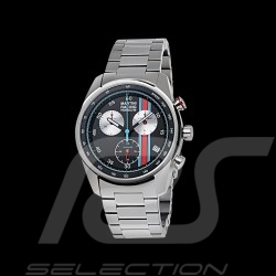 Montre Porsche Chronographe Sport Martini Racing Noir / Acier Porsche WAP0700710LMRC Watch Uhr