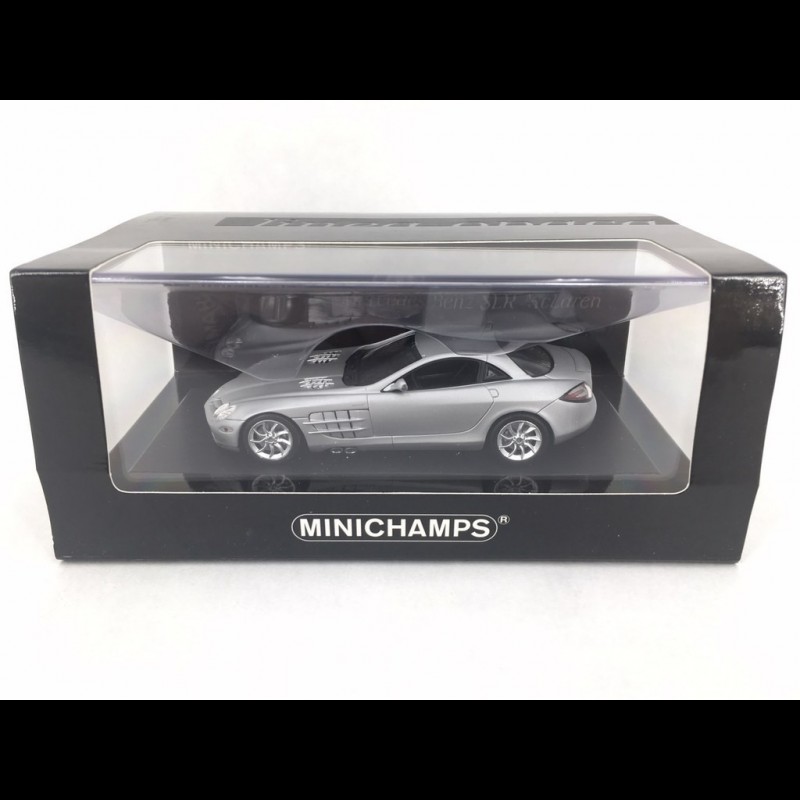 Mercedes-Benz SLR McLaren 2004 silver 1/43 Minichamps 436033021