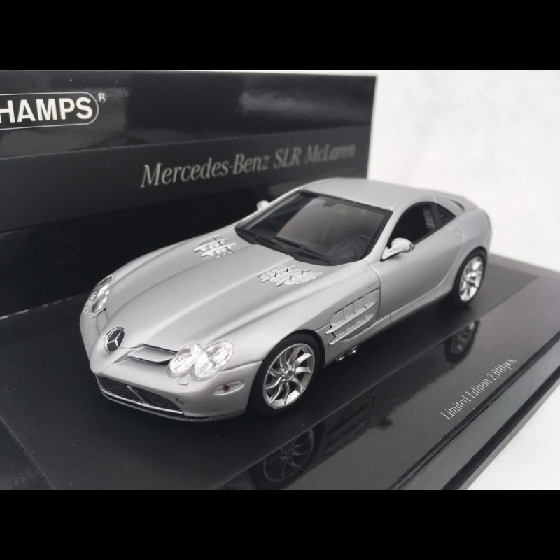 Mercedes-Benz SLR McLaren 2004 silver 1/43 Minichamps 436033021