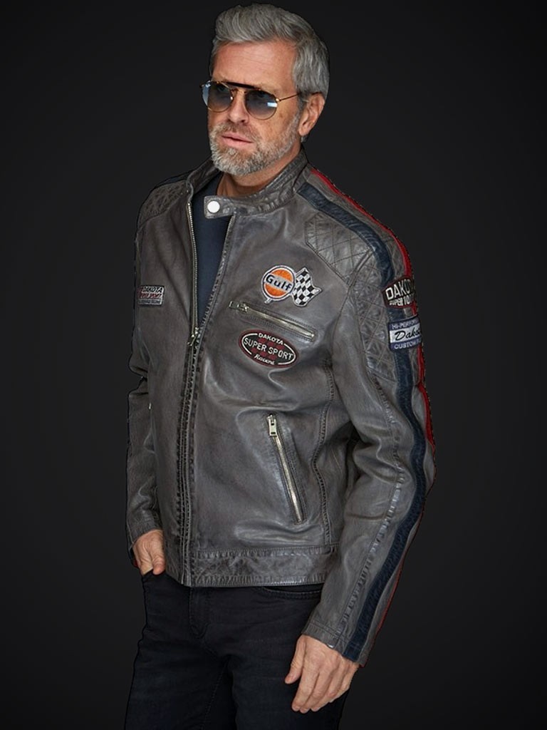 gulf leather jacket