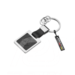 Porte-clés keyring Schlüsselanhänger Mercedes St. Petersburg cuir noir leather black leder schwarz Mercedes-Benz B66953626