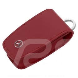Porte-clés keyring schlüsselanhänger Mercedes cache-clés key cover schlüsselabdeckung 6e gén. cuir rouge 6th gen. leather red ge