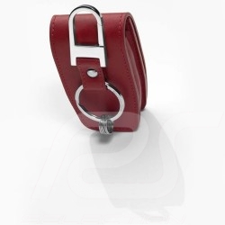 Porte-clés keyring schlüsselanhänger Mercedes cache-clés key cover schlüsselabdeckung 6e gén. cuir rouge 6th gen. leather red ge