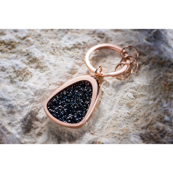 Porte-clés keyring Schlüsselanhänger Mercedes Crystal Fine Rocks Swarovski acier or rose stahl rosa Swarovski steel rose gold Me