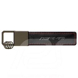 Porte-clés keyring Schlüsselanhhänger Mercedes AMG traffic cuir noir leather black traffic leder Mercedes-Benz B66953337