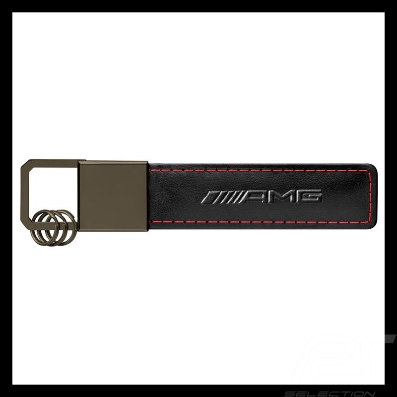 Porte-clés keyring Schlüsselanhhänger Mercedes AMG traffic cuir noir leather black traffic leder Mercedes-Benz B66953337