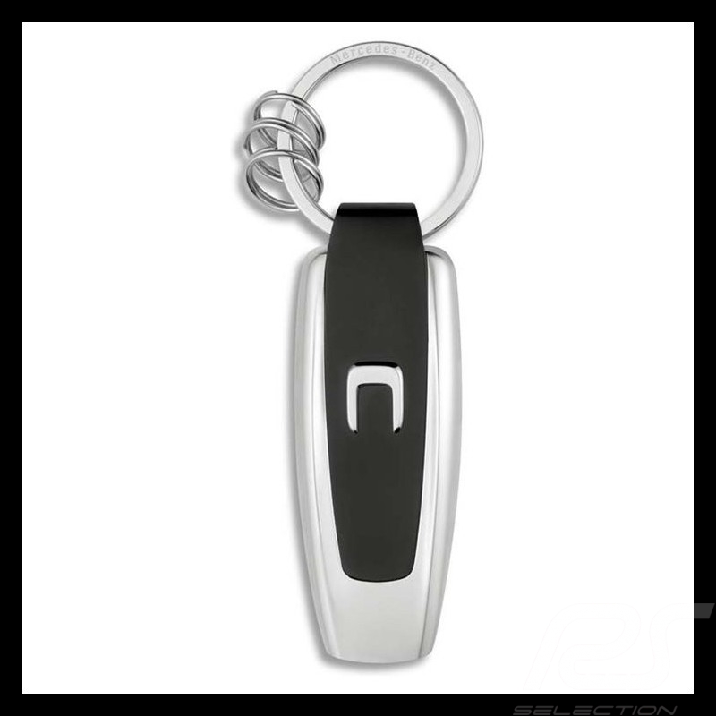 Porte-clés keyring Schlüsselanhänger Mercedes typographie Classe C Class C-Klasse argent silver silber typografie typography Mer
