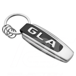 Porte-clés keyring schlüsselanhänger Mercedes typographie GLA argent typography silver typografie silber Mercedes-Benz B66958424