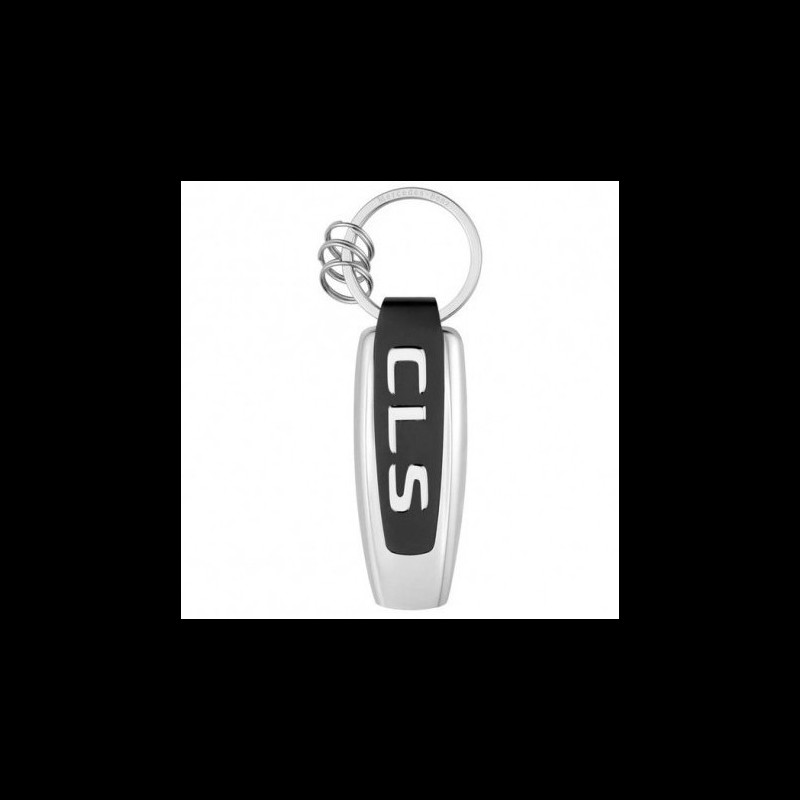Porte-clés keyring schlüsselanhänger Mercedes typographie CLS argent typography silver typografie silber Mercedes-Benz B66958423