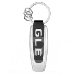Porte-clés keyring schlüsselanhänger Mercedes typographie GLE argent typography silver typografie silber Mercedes-Benz B66958426